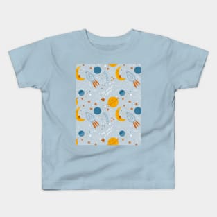 Cute baby cosmic pattern Kids T-Shirt